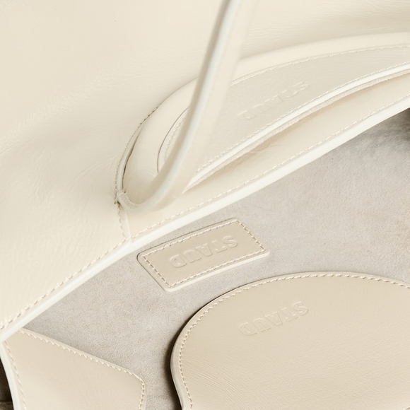 STAUD Maude Shoulder Bag In Cream - Picture 6 of 15